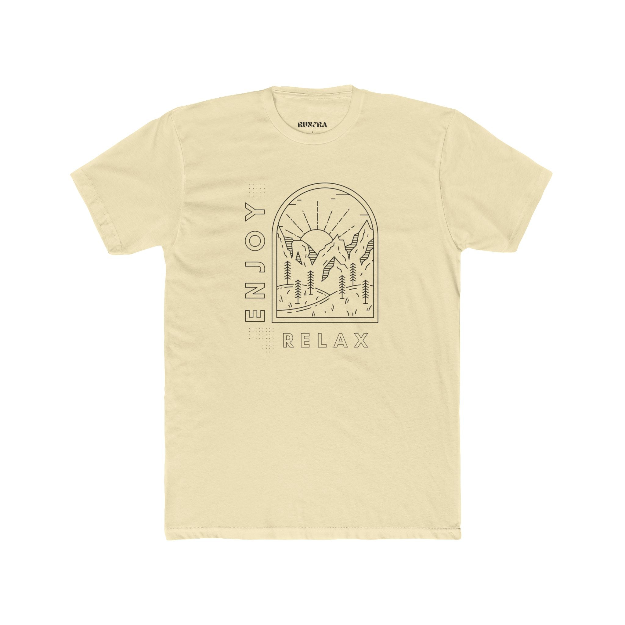 Unisex Relaxation Graphic Tee, Enjoy Relax Shirt, Nature Lover Shirt, Gift for Him or Her, Casual Everyday Wear