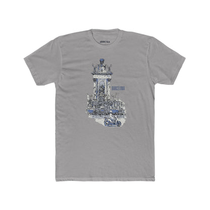 Barcelona Graphic Tee, Unisex Cotton Crew Shirt, Casual Wear, Travel Souvenir, Gift for Travelers, Streetwear, Vacation Apparel