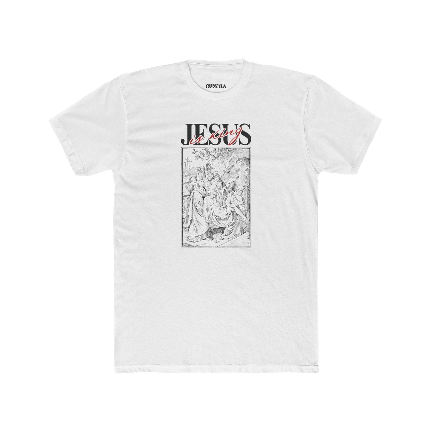 Faith-Inspired Unisex Cotton Crew Tee, Inspirational Gift, Casual Wear, Church Outing, Summer Outfit, Religious Apparel