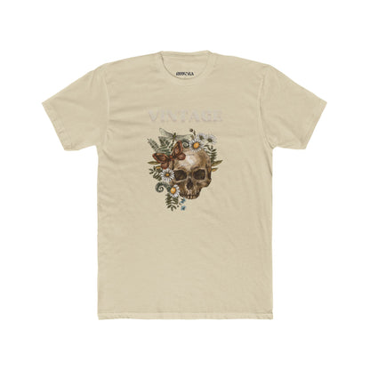 Vintage Skull Unisex Cotton Crew Tee, Graphic Tee, Casual T-Shirt, Unique Gift, Festival Shirt, Unisex Wear