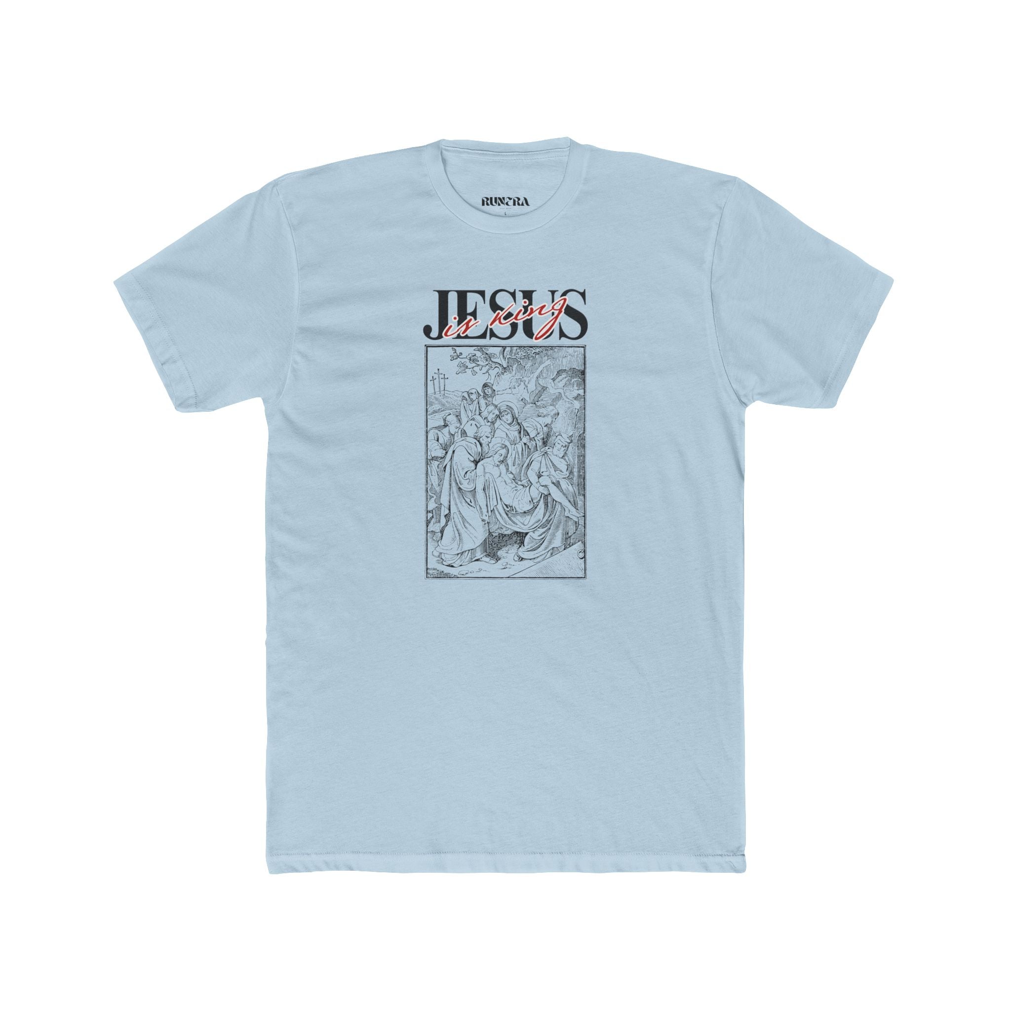 Faith-Inspired Unisex Cotton Crew Tee, Inspirational Gift, Casual Wear, Church Outing, Summer Outfit, Religious Apparel