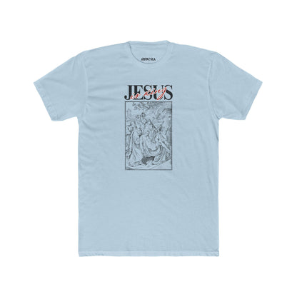 Faith-Inspired Unisex Cotton Crew Tee, Inspirational Gift, Casual Wear, Church Outing, Summer Outfit, Religious Apparel