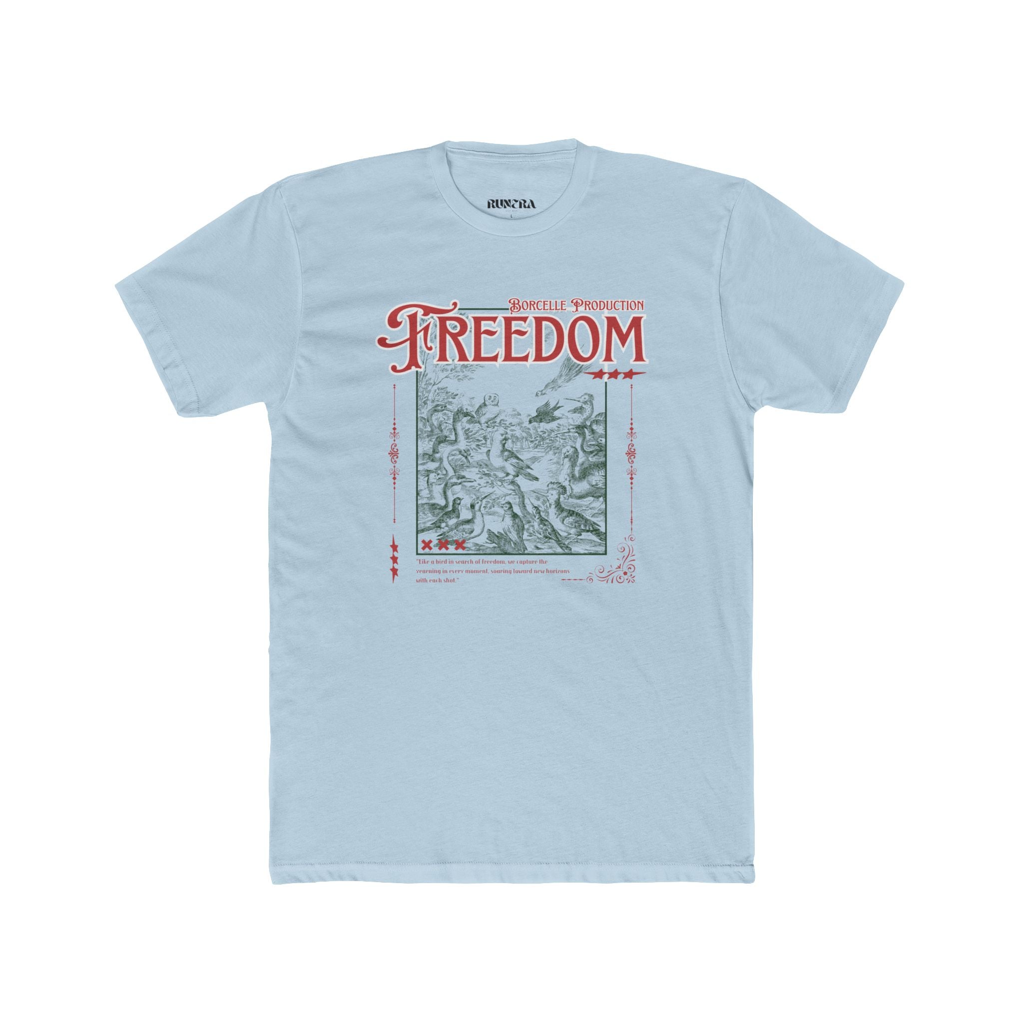 Freedom Graphic Unisex Cotton Tee, Inspirational T-Shirt, Casual Wear, Gift for Friends, Freedom Lover's Apparel