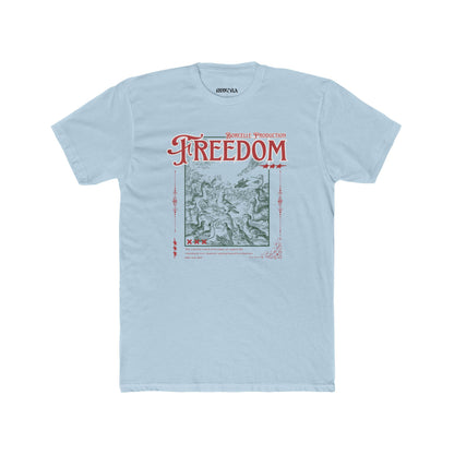 Freedom Graphic Unisex Cotton Tee, Inspirational T-Shirt, Casual Wear, Gift for Friends, Freedom Lover's Apparel