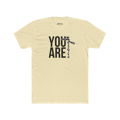 Inspirational Unisex Cotton Crew Tee - You Are Enough, Motivational Shirt, Gift for Friends, Positive Affirmation Apparel, Everyday Wear