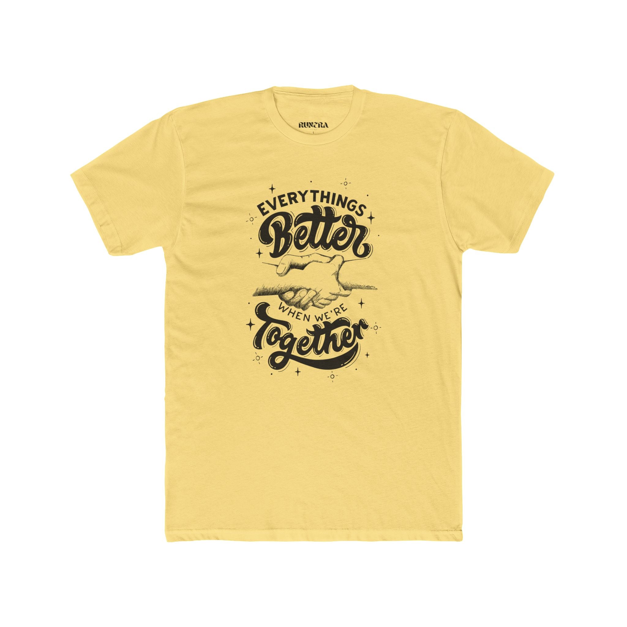 Everything's Better Together Unisex Cotton Crew Tee, Casual T-shirt, Gift for Friends, Family Reunion Shirt, Inspirational Tops