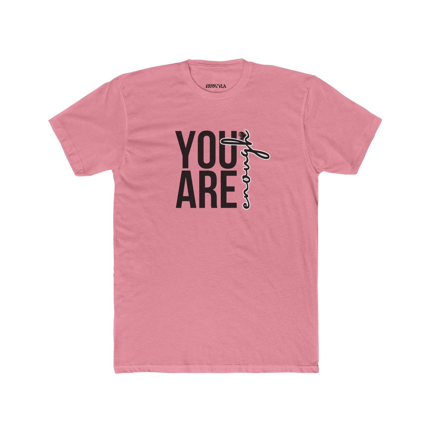 Inspirational Unisex Cotton Crew Tee - You Are Enough, Motivational Shirt, Gift for Friends, Positive Affirmation Apparel, Everyday Wear