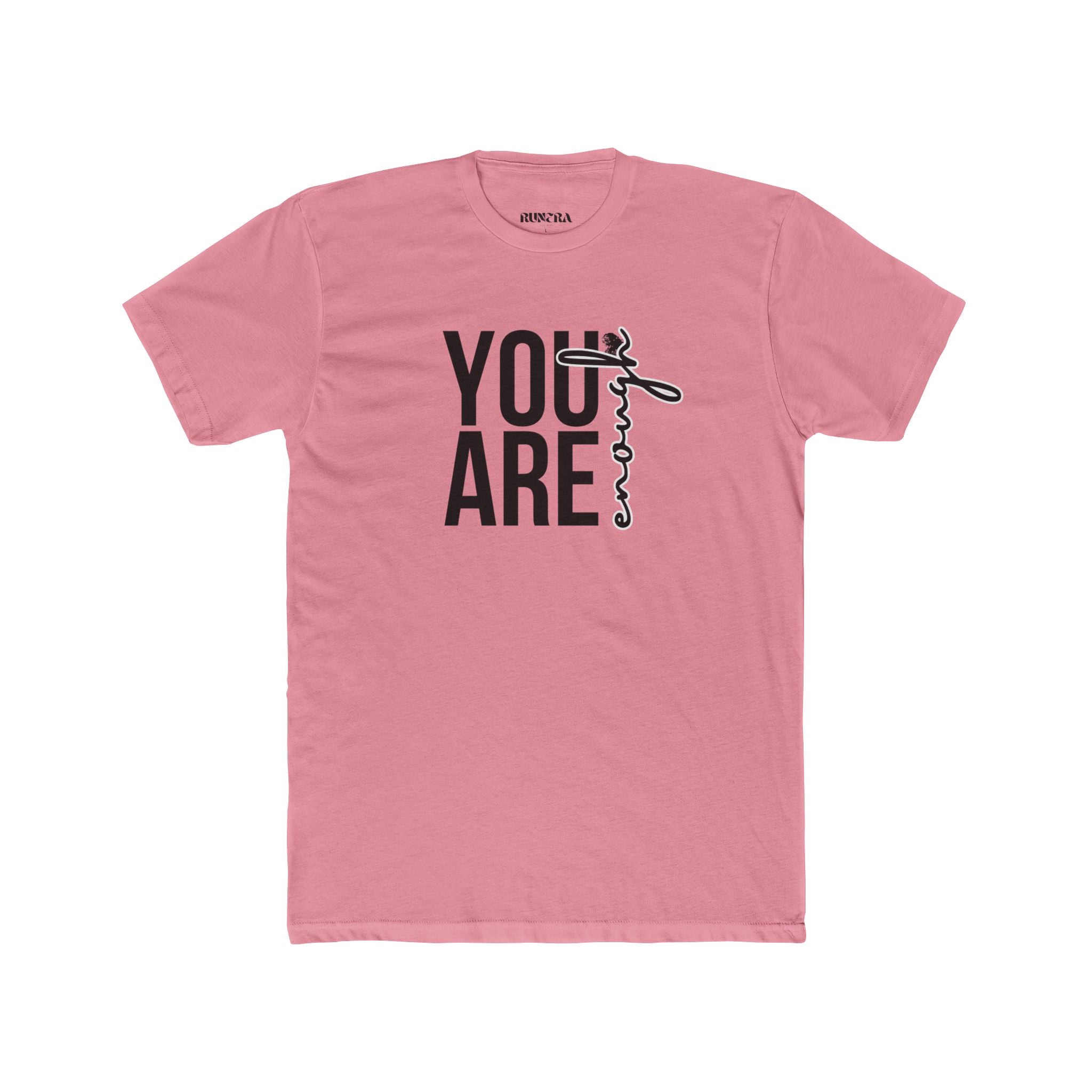 Inspirational Unisex Cotton Crew Tee - You Are Enough, Motivational Shirt, Gift for Friends, Positive Affirmation Apparel, Everyday Wear