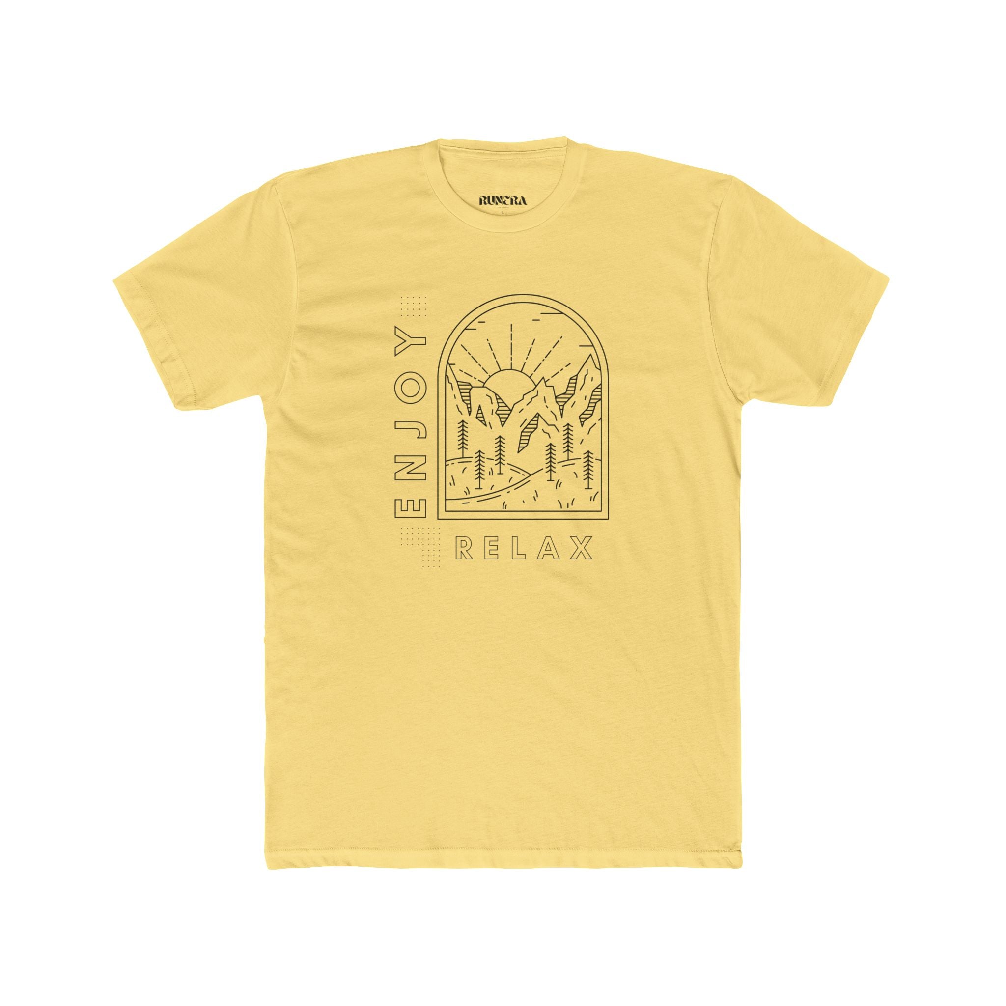 Unisex Relaxation Graphic Tee, Enjoy Relax Shirt, Nature Lover Shirt, Gift for Him or Her, Casual Everyday Wear