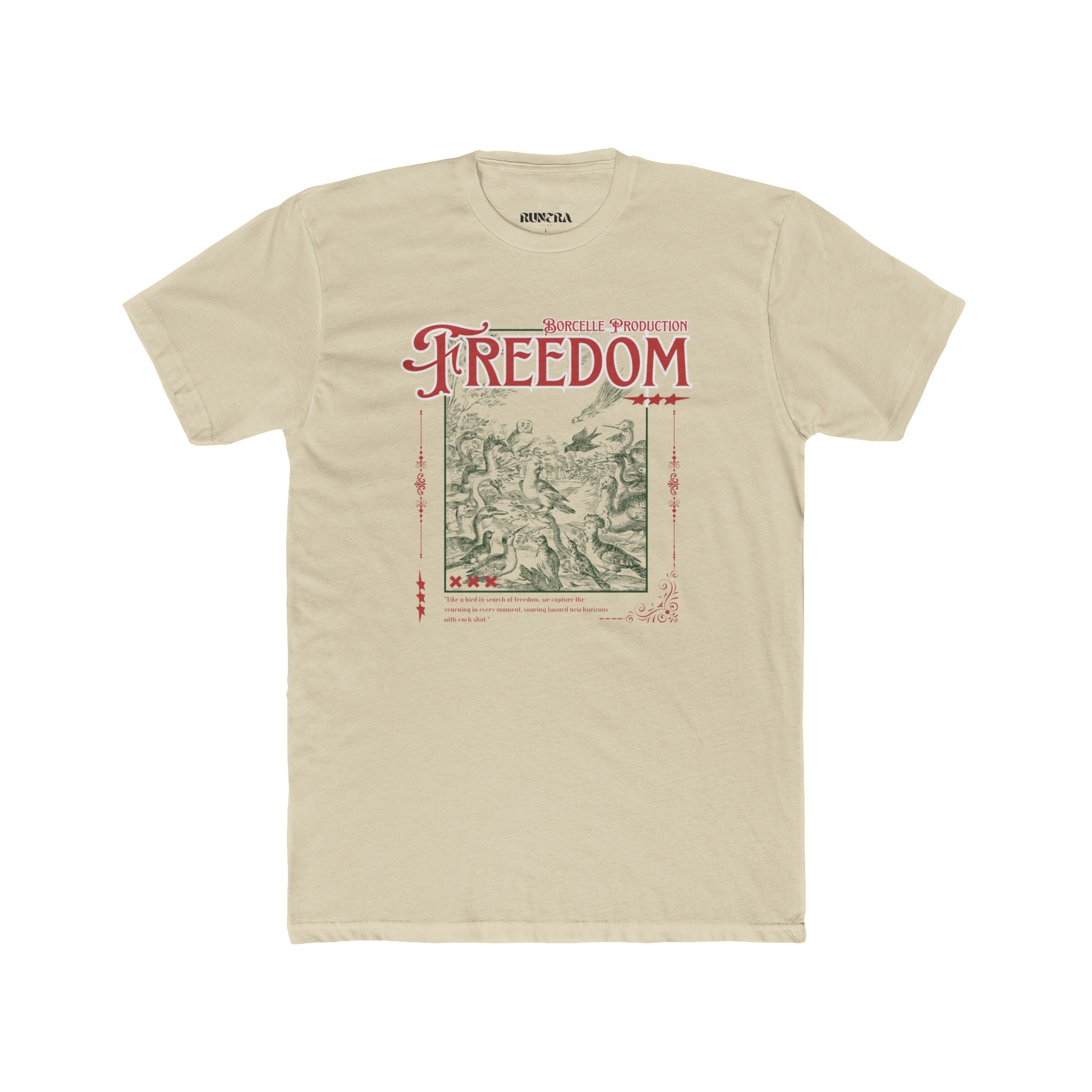 Freedom Graphic Unisex Cotton Tee, Inspirational T-Shirt, Casual Wear, Gift for Friends, Freedom Lover's Apparel