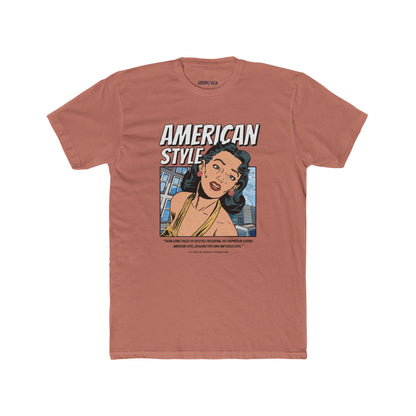 Vintage American Style Tee, Retro Graphic T-Shirt, Unisex Casual Wear, Gift for Her, Birthday Gift, Americana Fashion