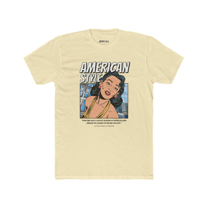 Vintage American Style Tee, Retro Graphic T-Shirt, Unisex Casual Wear, Gift for Her, Birthday Gift, Americana Fashion
